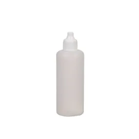 100ml HDPE Plastic Dropper Bottle Natural with Ratchet