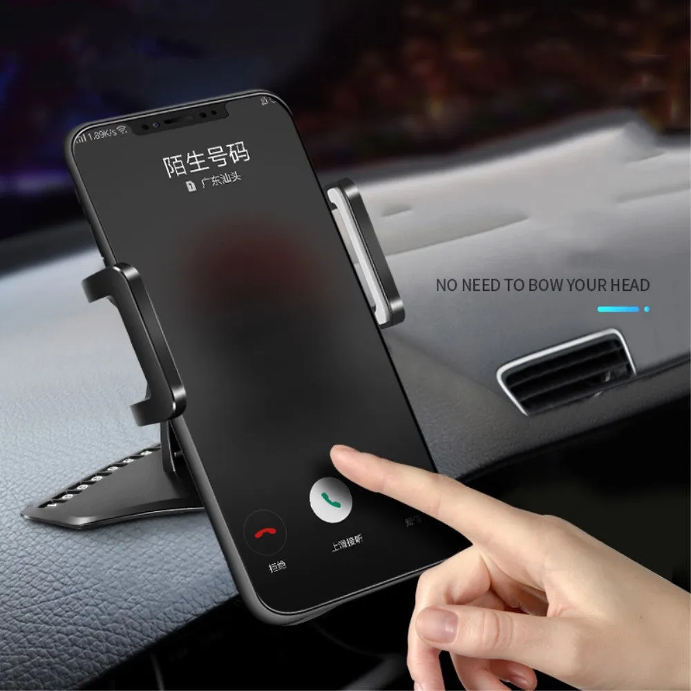 3 in 1 Car GPS Smartphone Holder: Dashboard / Visor Clamp   AC Grid Clip for LG Zone - Black