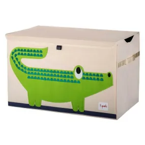 3 Sprouts Green Crocodile Toy Chest