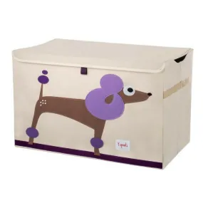 3 Sprouts Purple Poodle Toy Chest