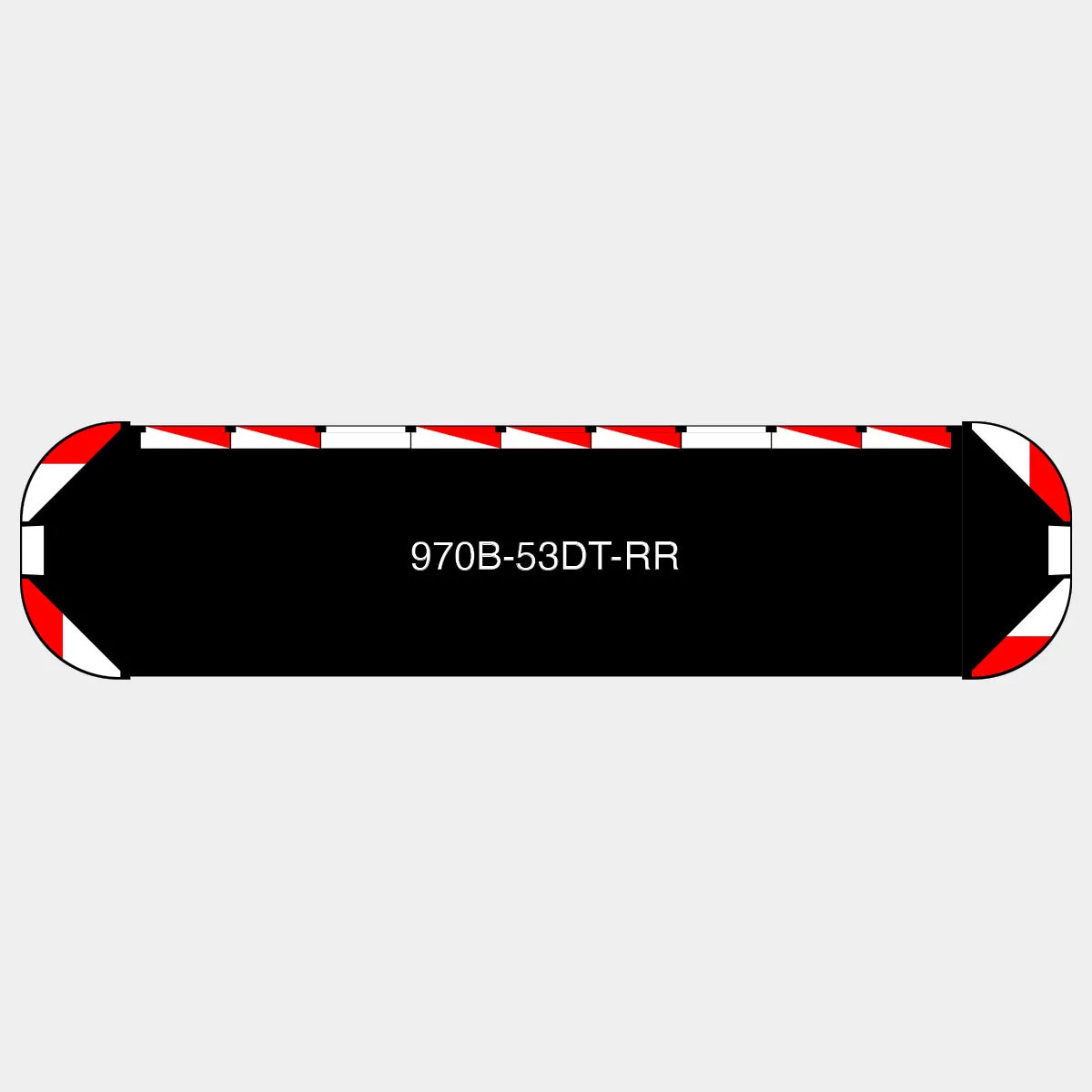 53" Black Widow Series NFPA LED Light Bar w/o Preemption