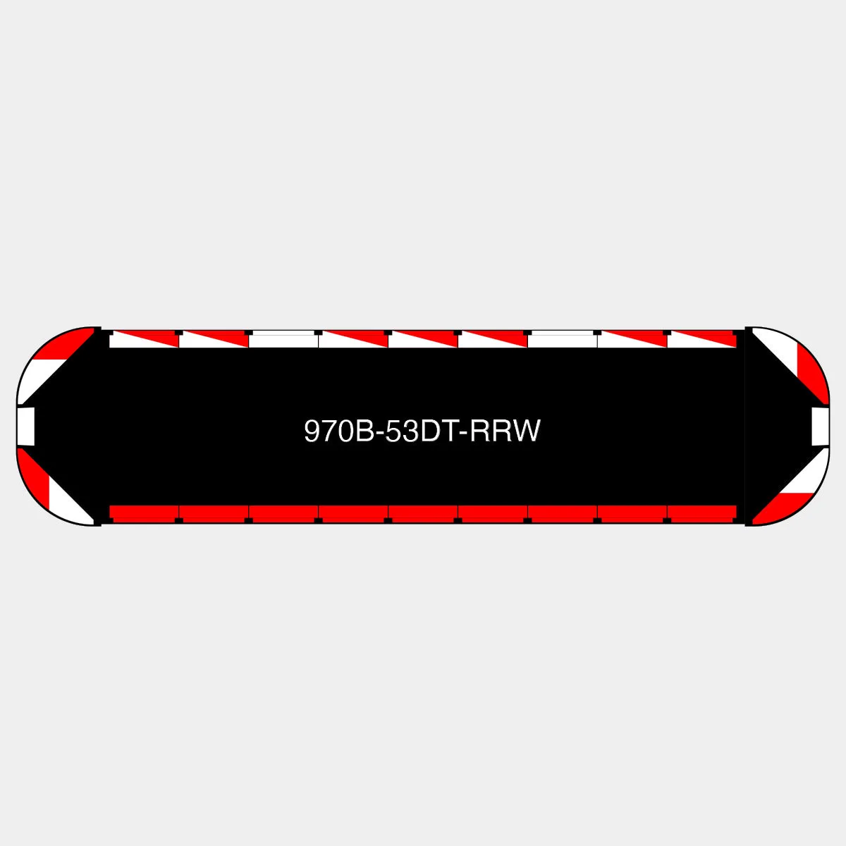 53" Black Widow Series NFPA LED Light Bar w/o Preemption