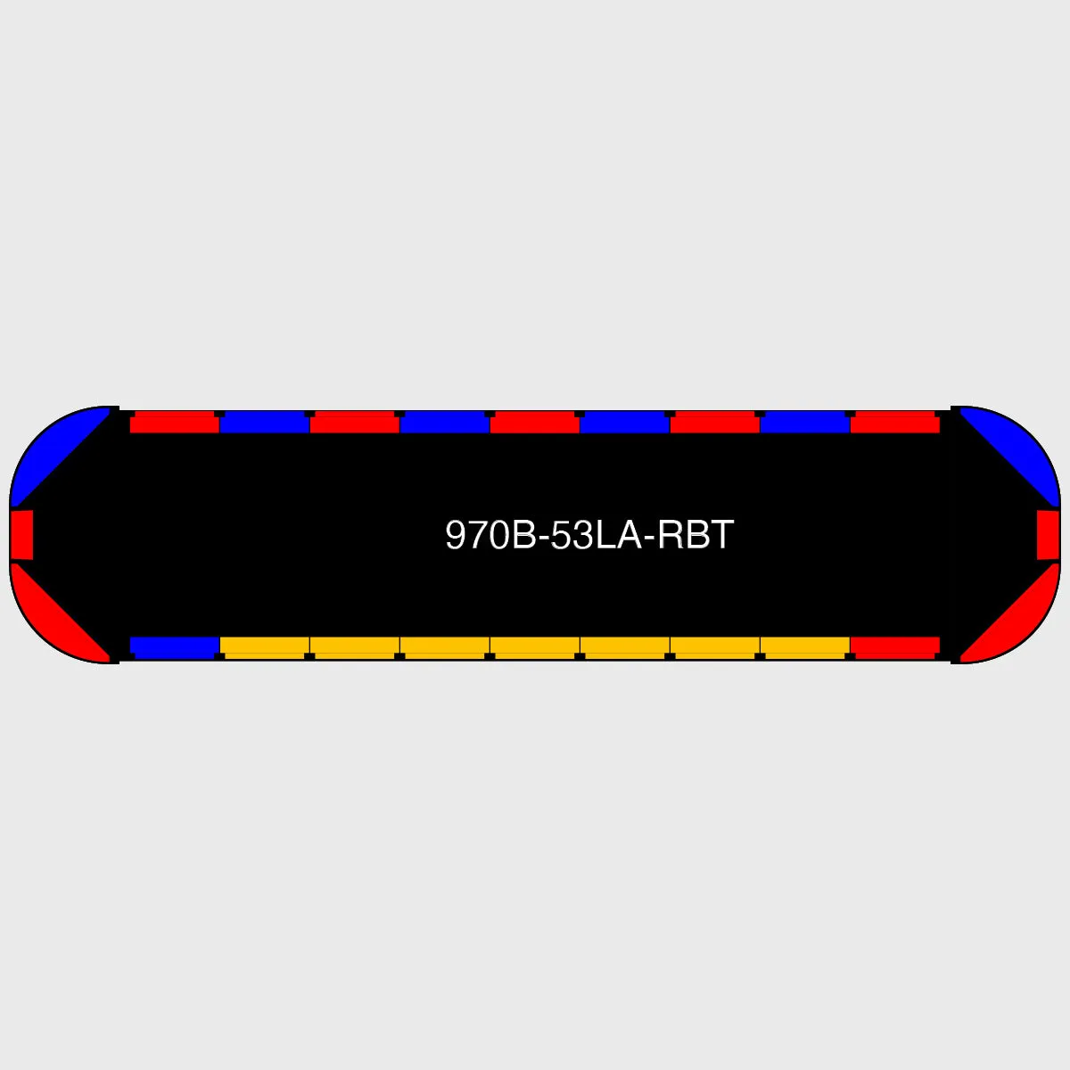 53" Black Widow Series NFPA LED Light Bar w/o Preemption