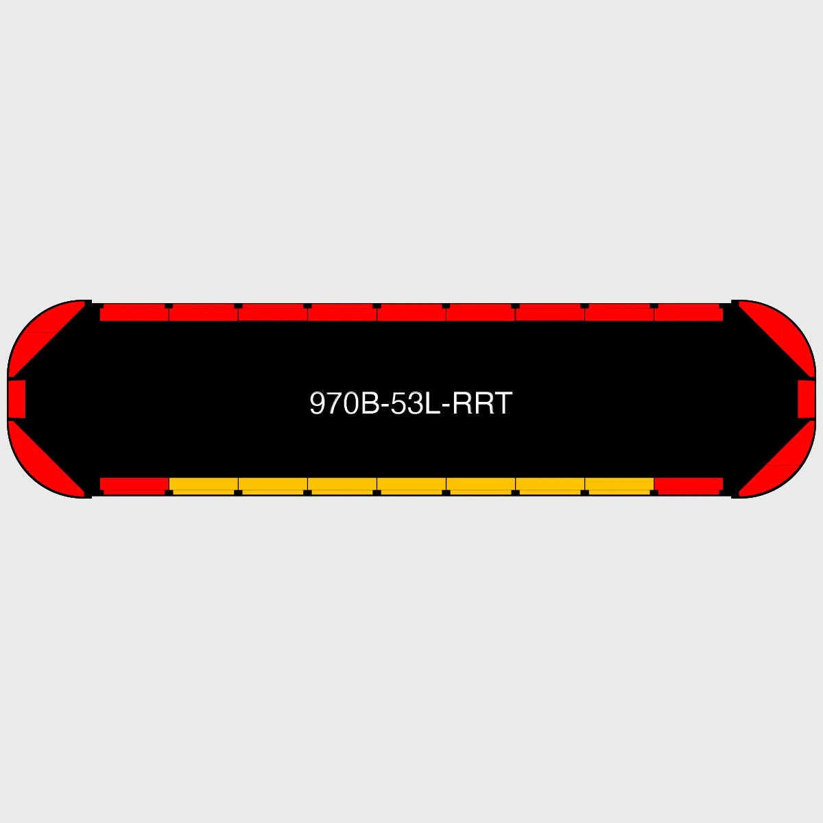 53" Black Widow Series NFPA LED Light Bar w/o Preemption