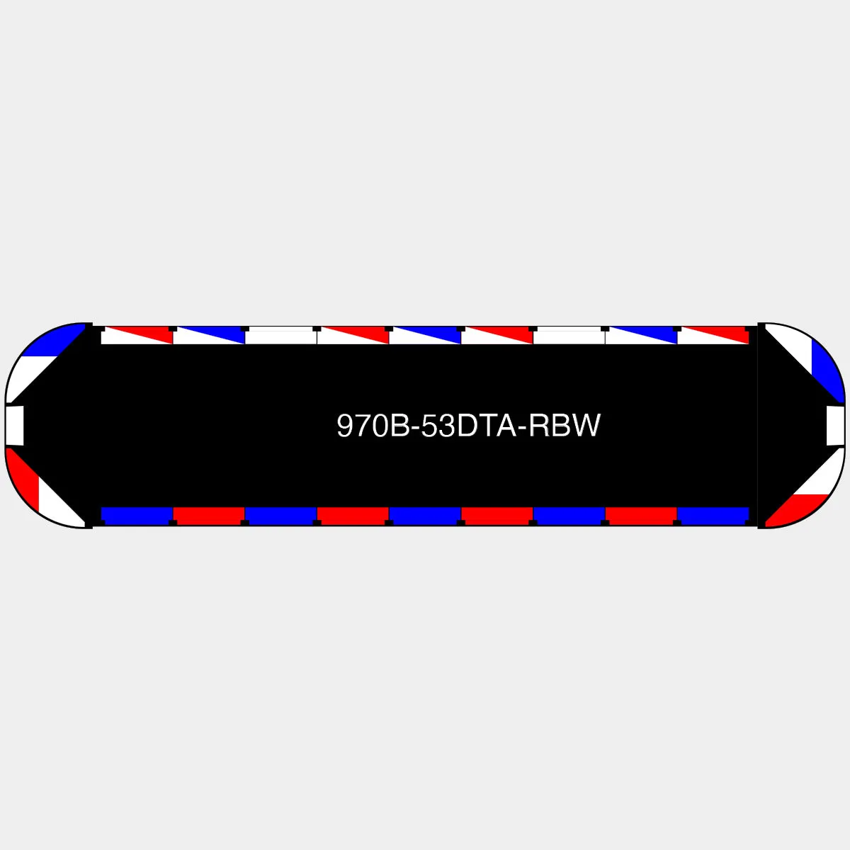 53" Black Widow Series NFPA LED Light Bar w/o Preemption