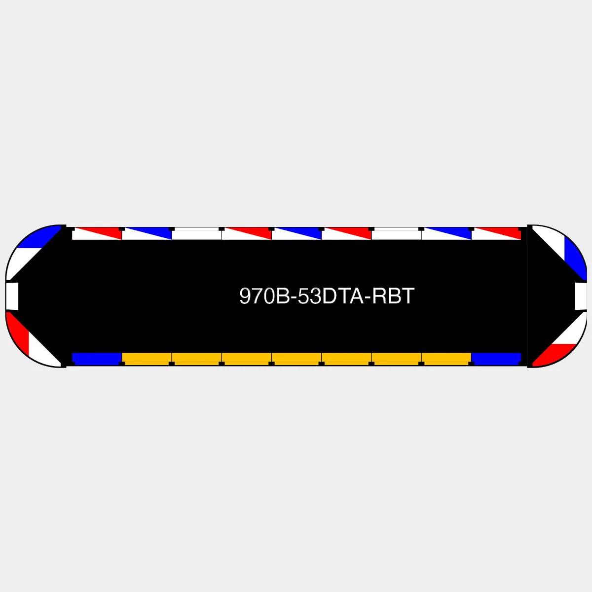 53" Black Widow Series NFPA LED Light Bar w/o Preemption