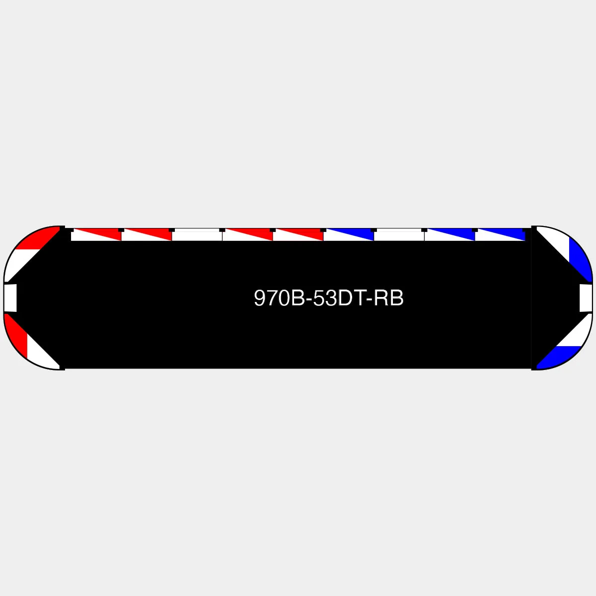 53" Black Widow Series NFPA LED Light Bar w/o Preemption
