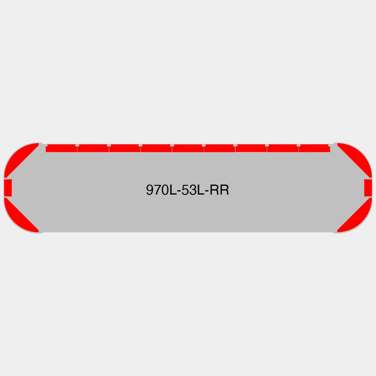 53" Scorpion Series NFPA LED Light Bar w/o Preemption