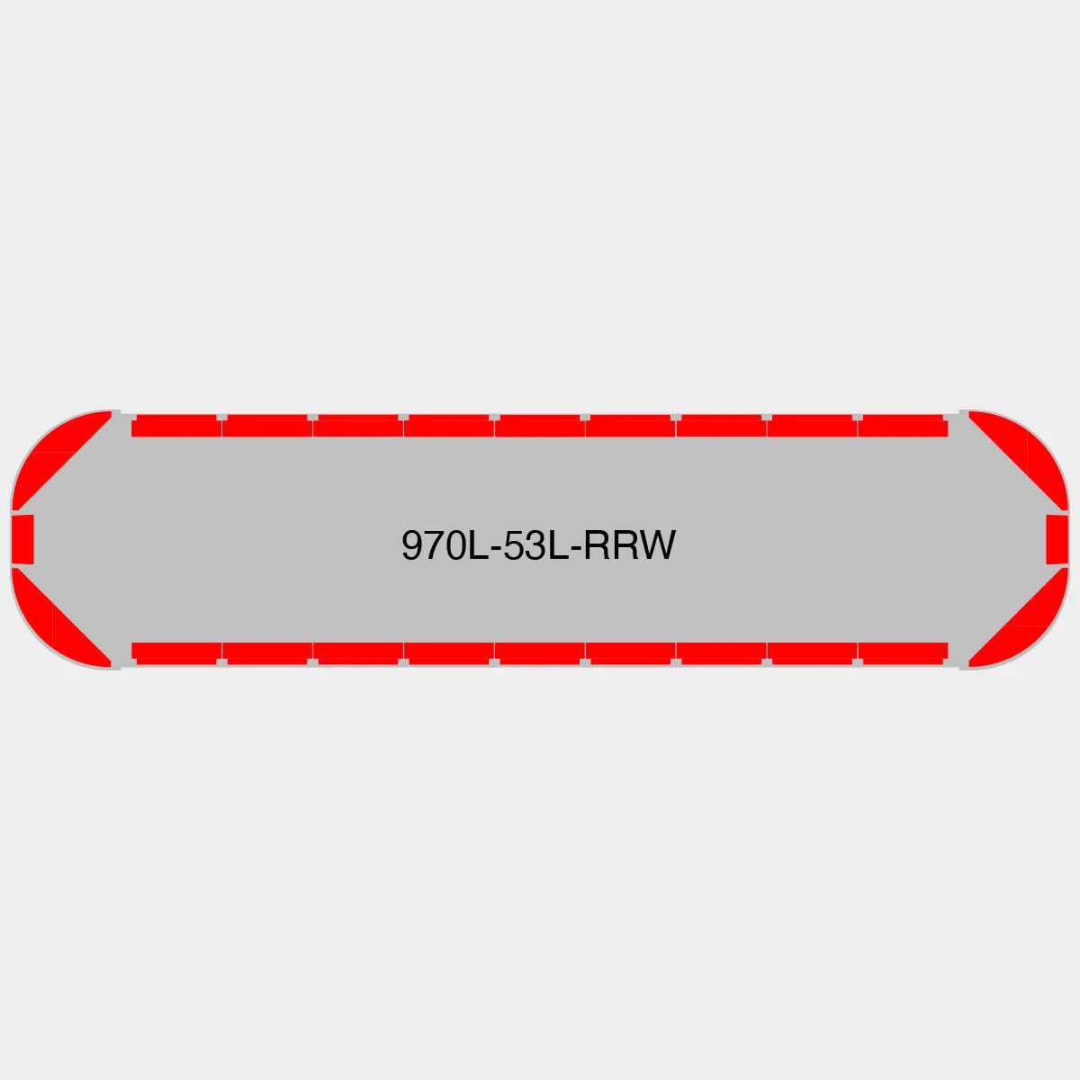 53" Scorpion Series NFPA LED Light Bar w/o Preemption