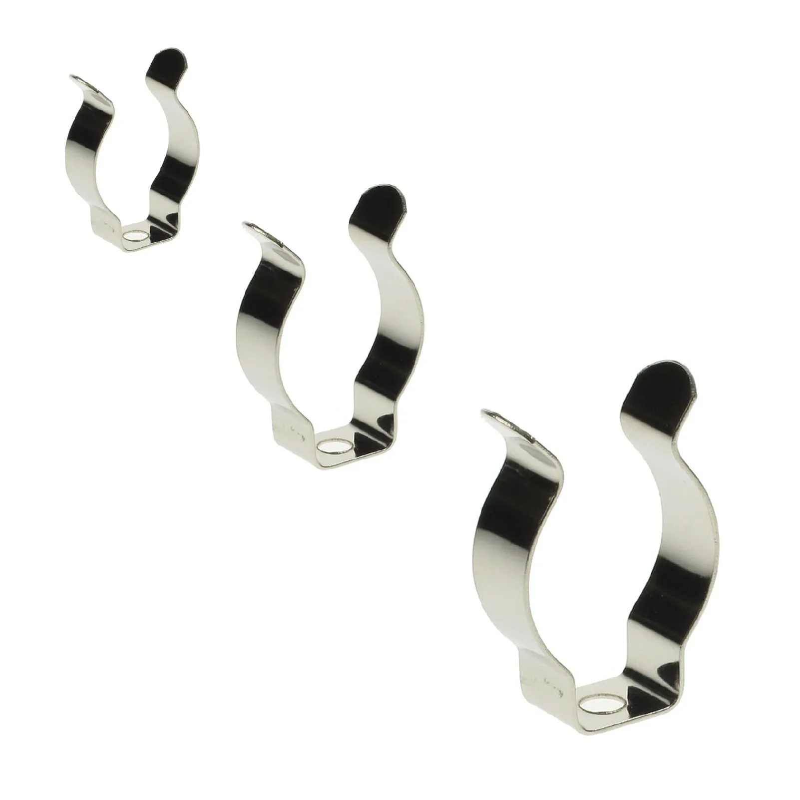 60 x Assorted Narrow Base Tool Spring Clips