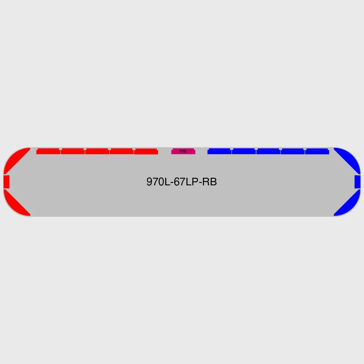 67" Scorpion Series NFPA LED Light Bar w/ Preemption