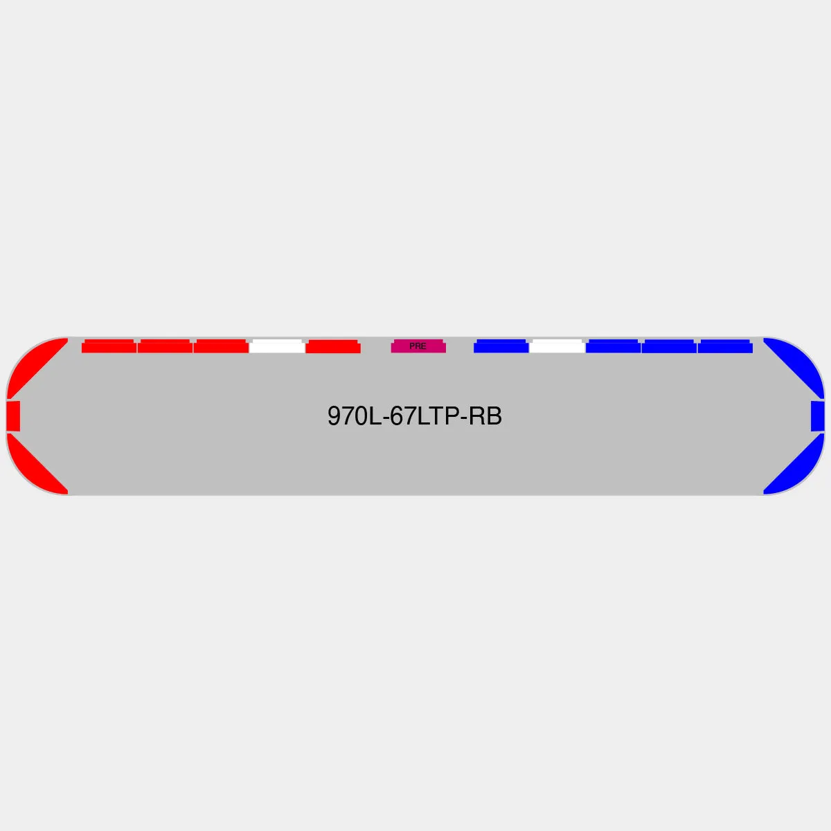 67" Scorpion Series NFPA LED Light Bar w/ Preemption