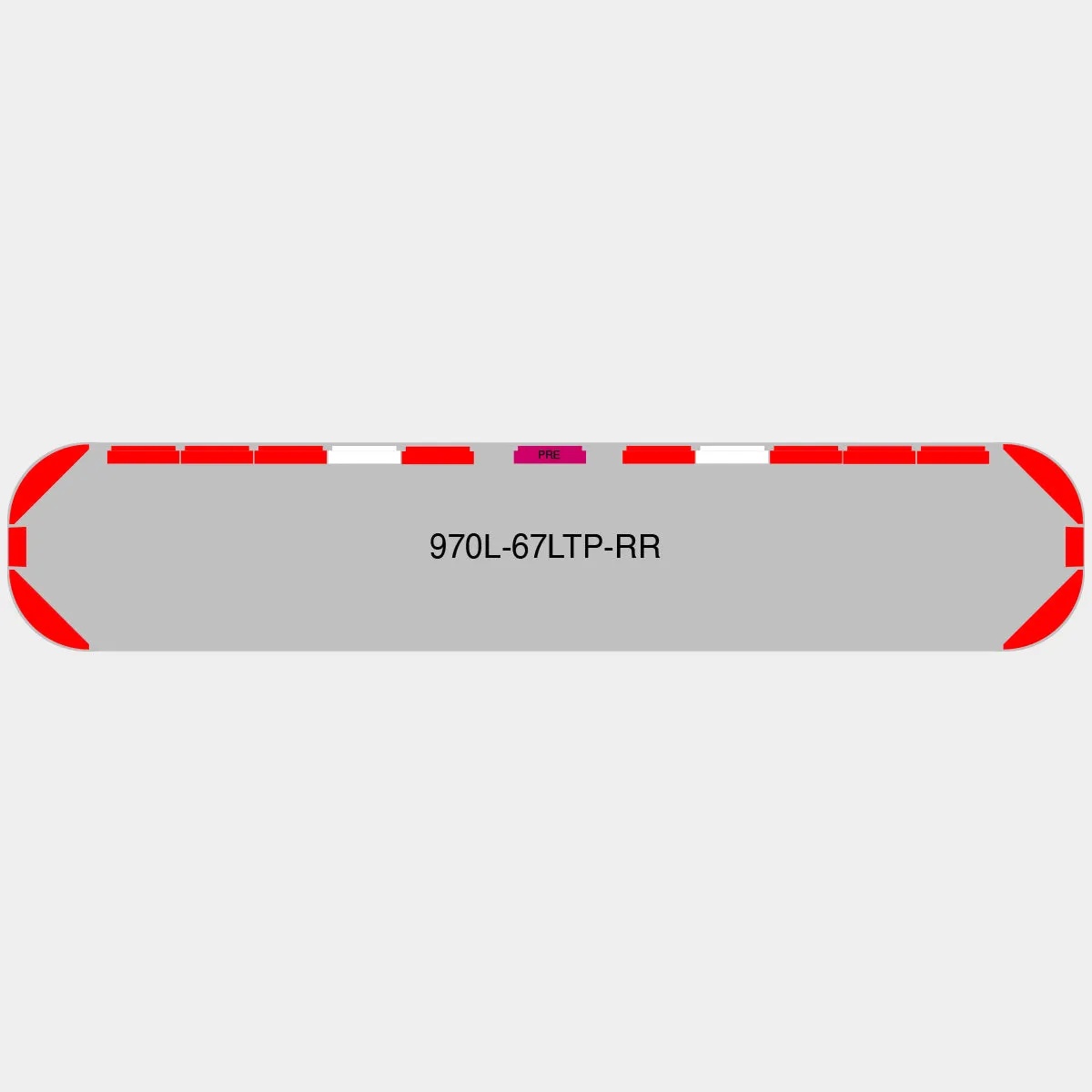 67" Scorpion Series NFPA LED Light Bar w/ Preemption