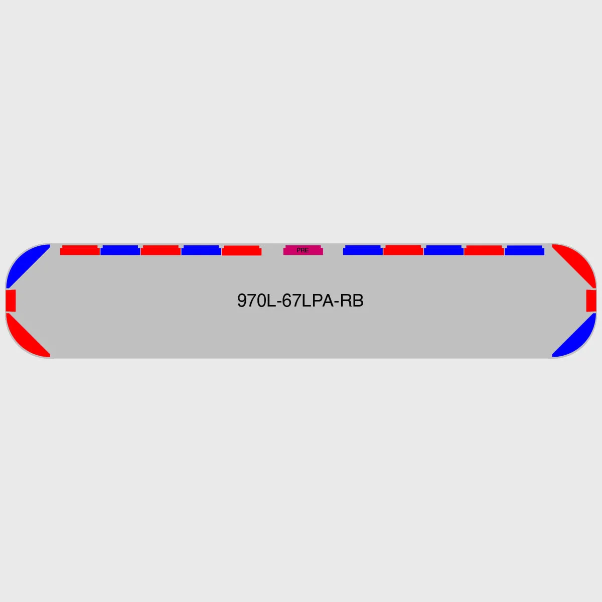 67" Scorpion Series NFPA LED Light Bar w/ Preemption