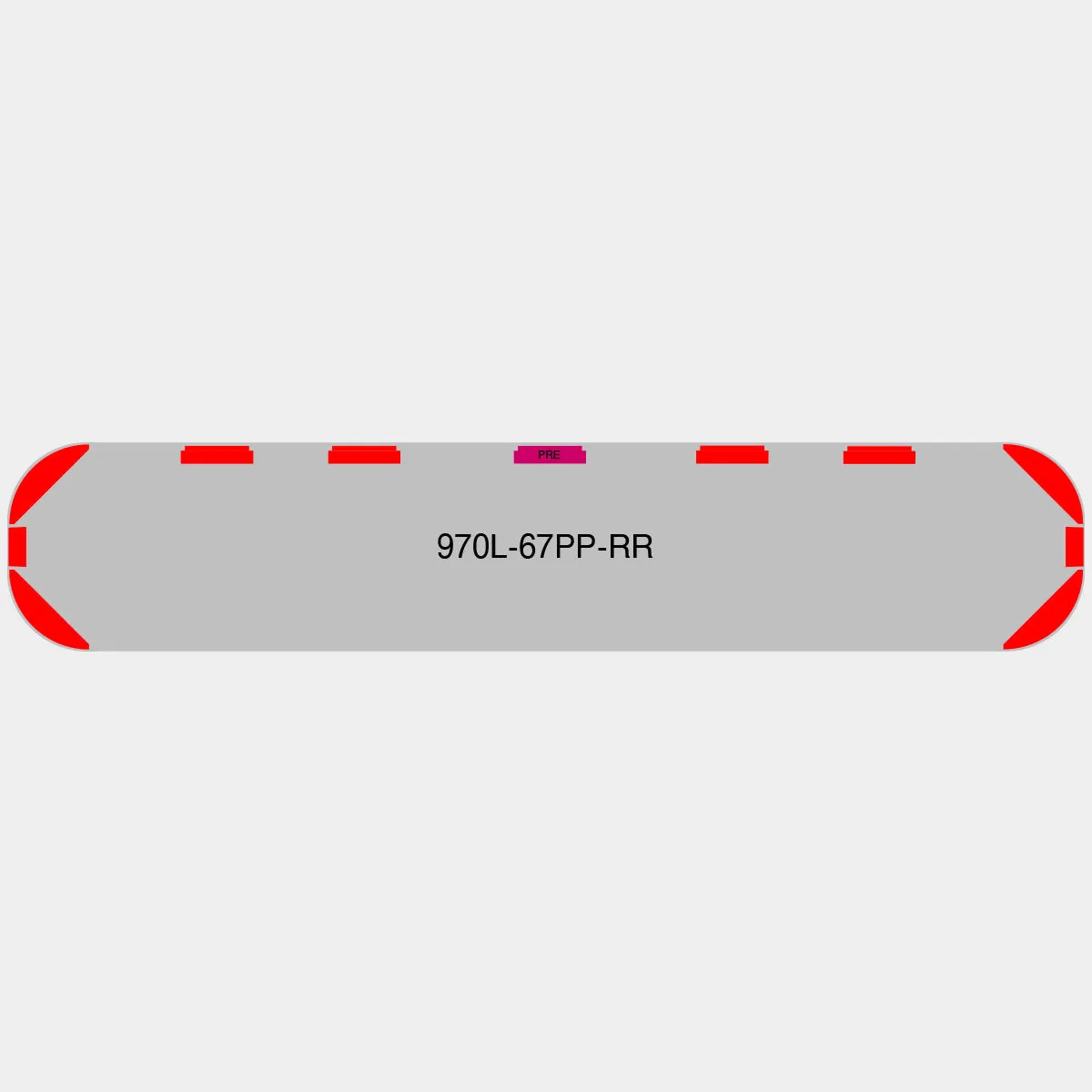 67" Scorpion Series NFPA LED Light Bar w/ Preemption