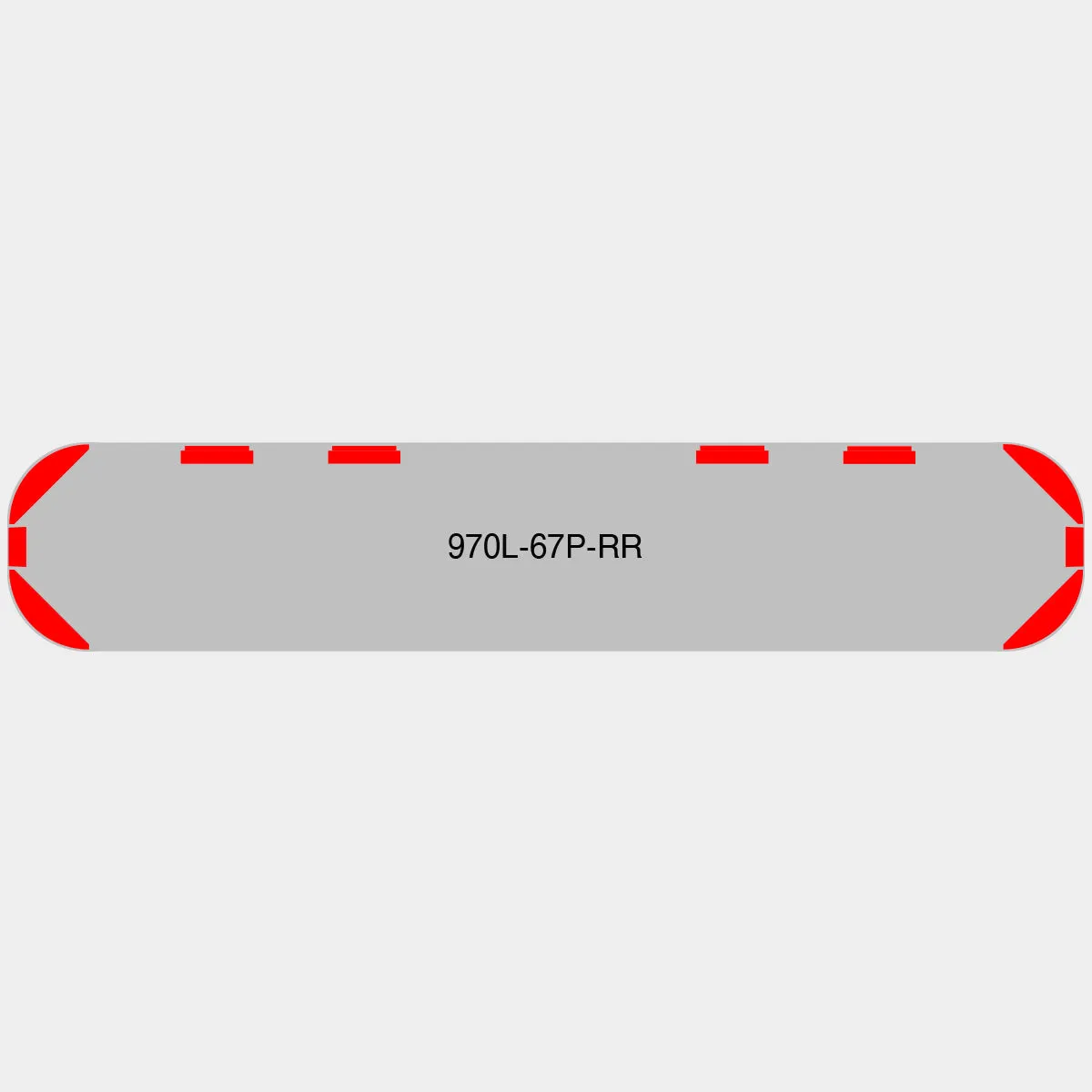 67" Scorpion Series NFPA LED Light Bar w/o Preemption