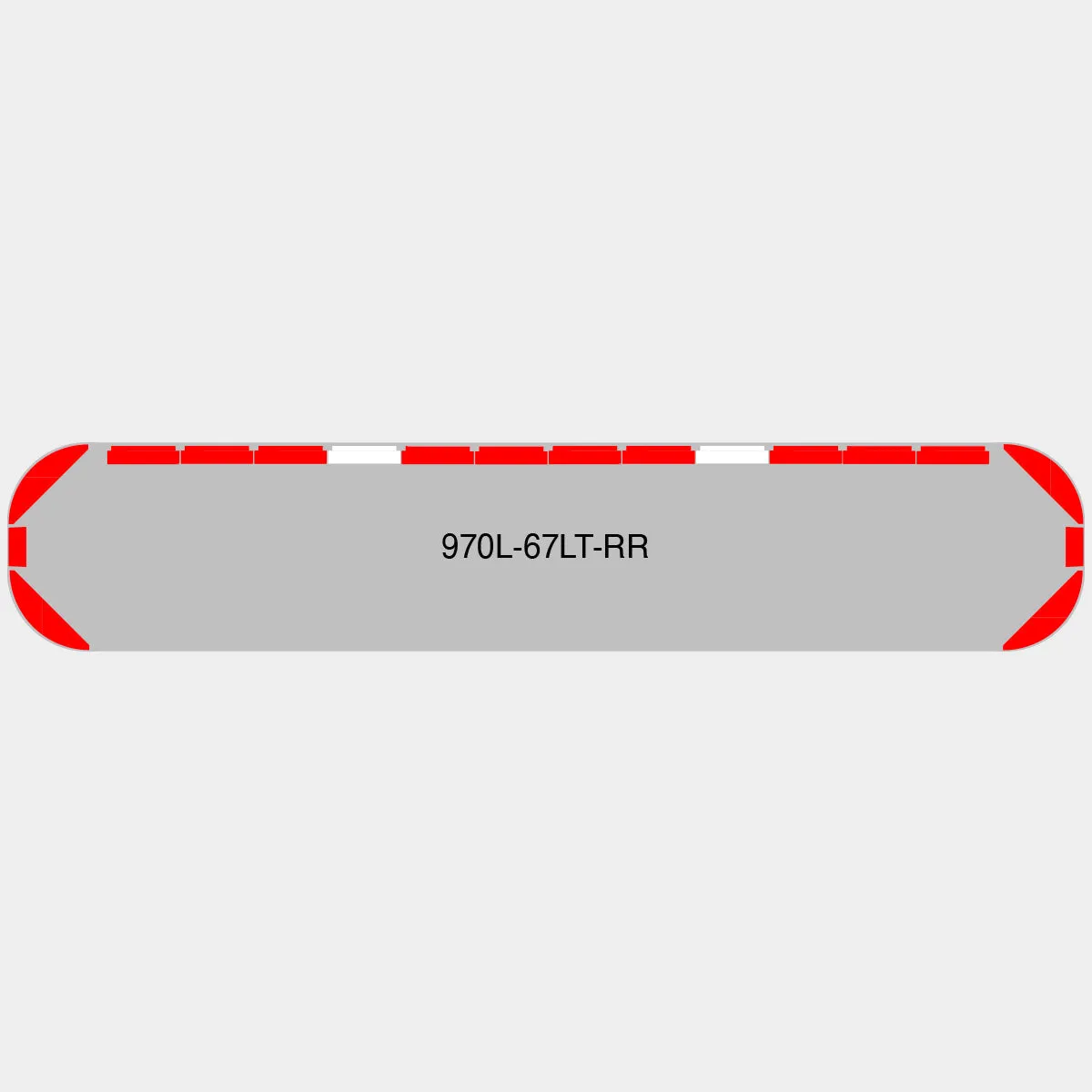 67" Scorpion Series NFPA LED Light Bar w/o Preemption
