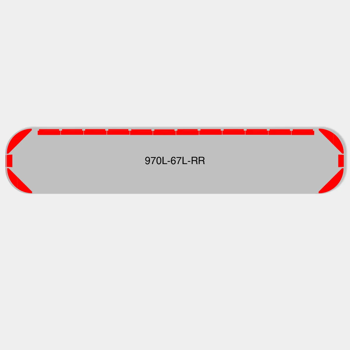 67" Scorpion Series NFPA LED Light Bar w/o Preemption