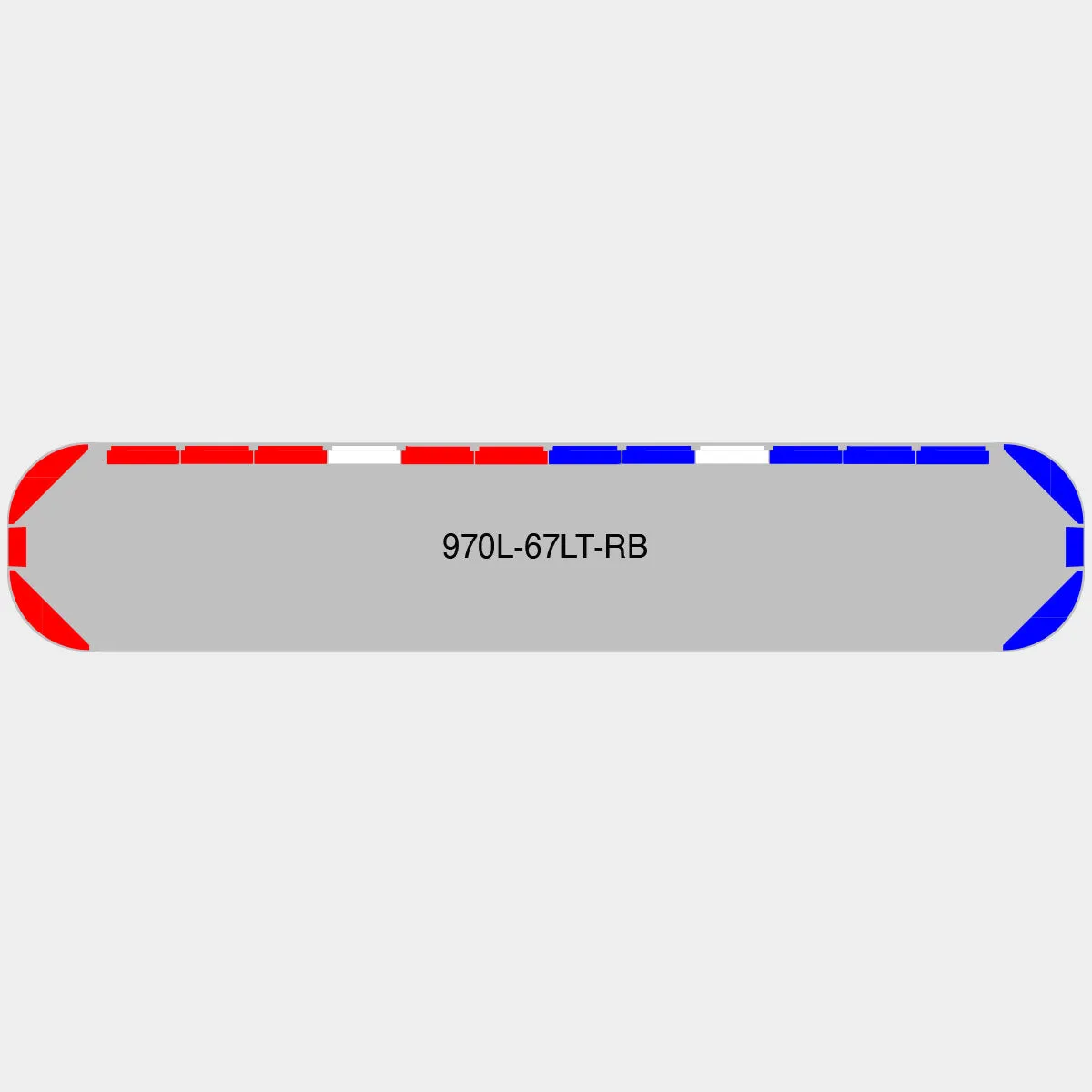 67" Scorpion Series NFPA LED Light Bar w/o Preemption