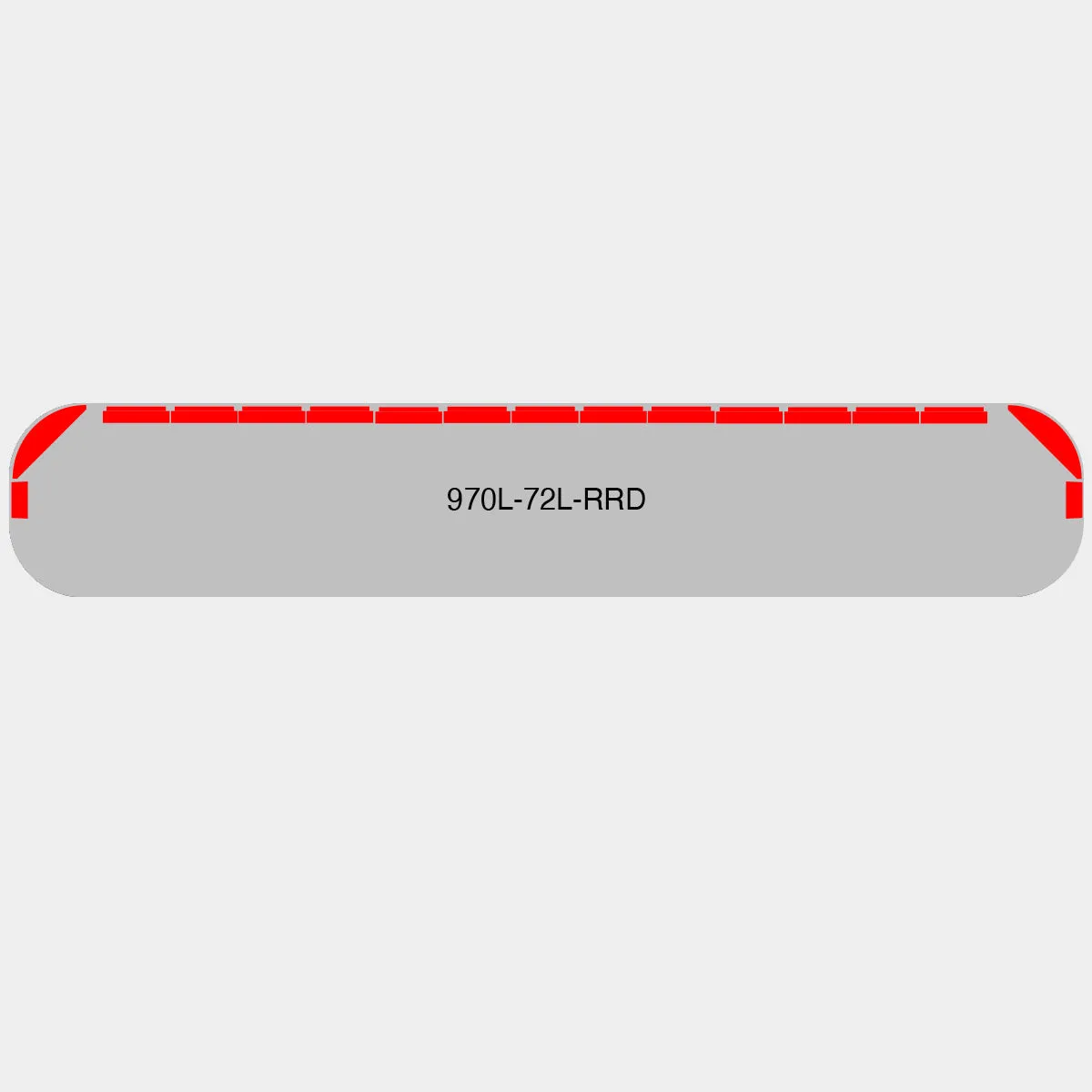 72" Scorpion Series NFPA LED Light Bar w/o Preemption