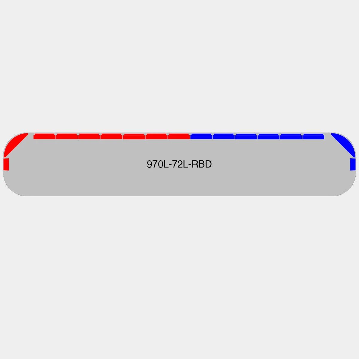 72" Scorpion Series NFPA LED Light Bar w/o Preemption