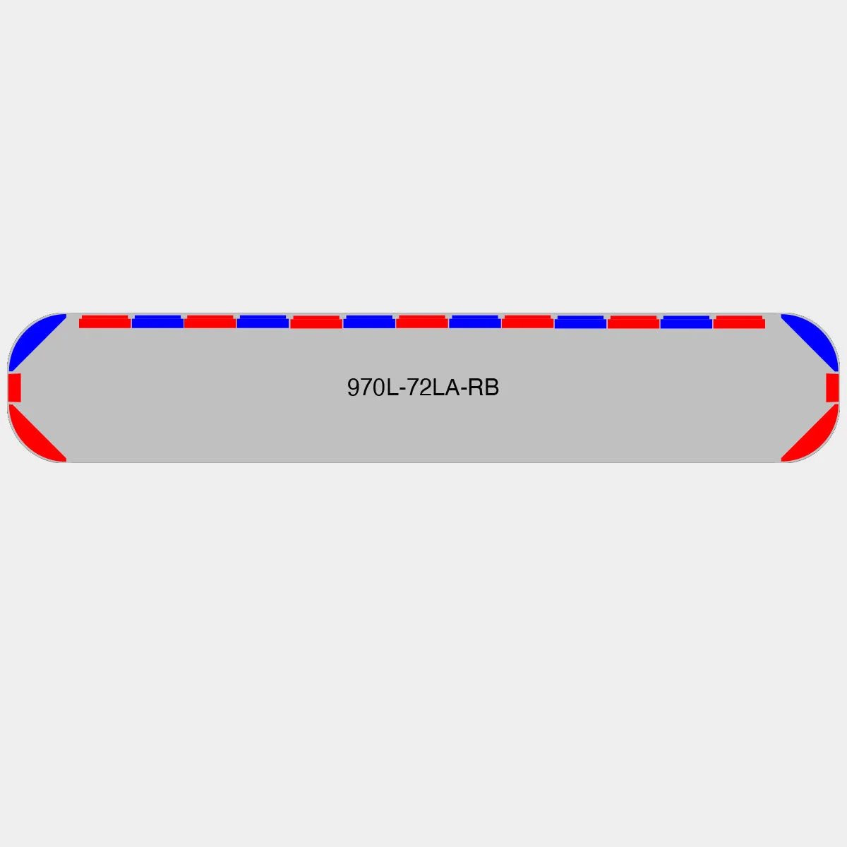 72" Scorpion Series NFPA LED Light Bar w/o Preemption