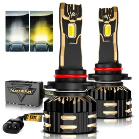 9005/HB3 LED Bulb Fog Lights/Low Beam Lights 110W 25000LM GX Bi-Color Series High Power & Brightness Dual Color Switchback | 2 Bulbs
