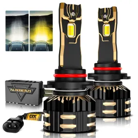 9005/HB3 LED Bulb Fog Lights/Low Beam Lights 110W 25000LM GX Bi-Color Series High Power & Brightness Dual Color Switchback | 2 Bulbs