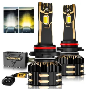 9012/HIR2 LED Headlight Bulbs 110W 25000LM GX Bi-Color Series High Power & Brightness Dual Color Switchback | 2 Bulbs