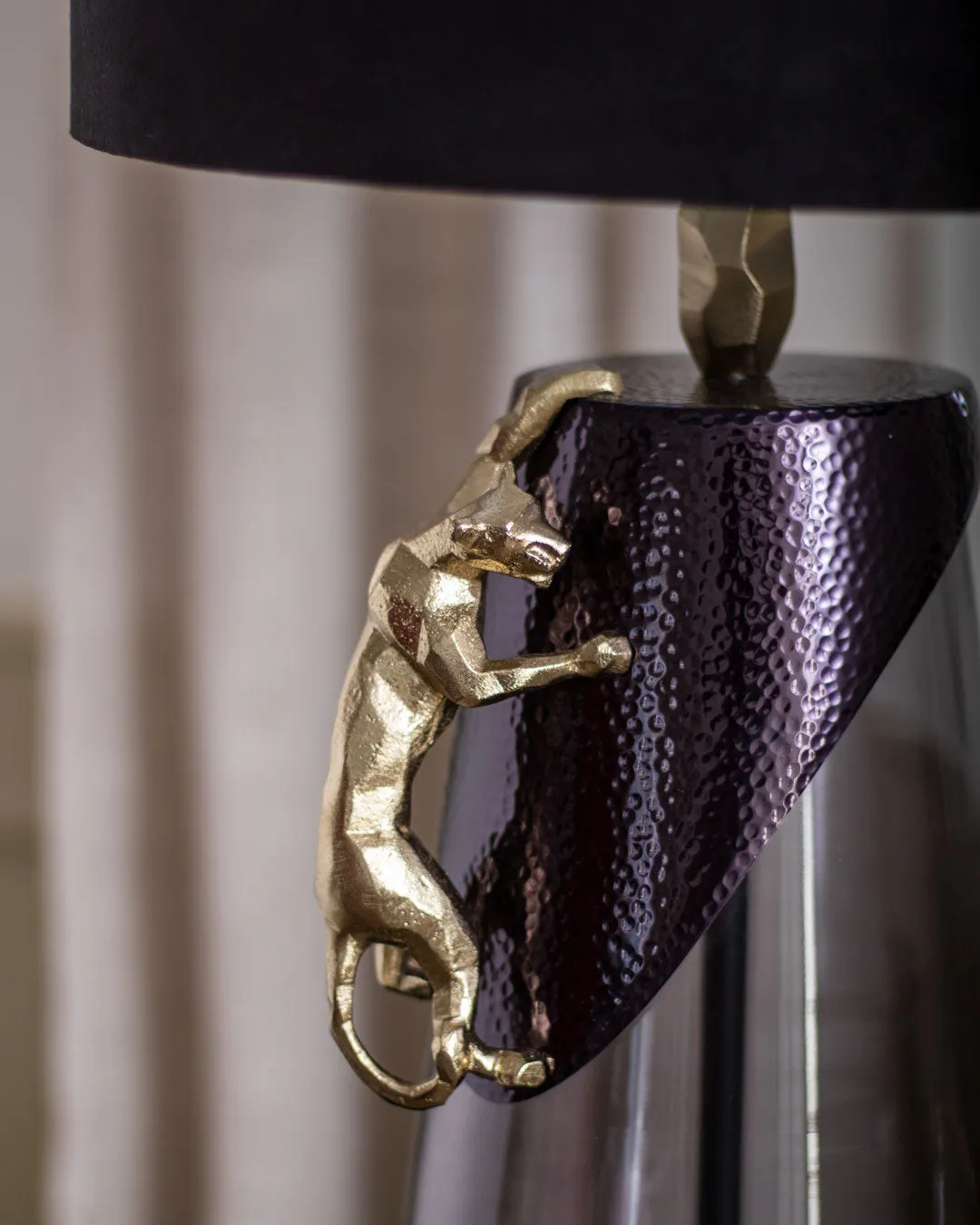 'Abstract Panther' Table Lamp
