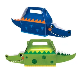 Alligator Party Treat Box 3D (4/Pkg)
