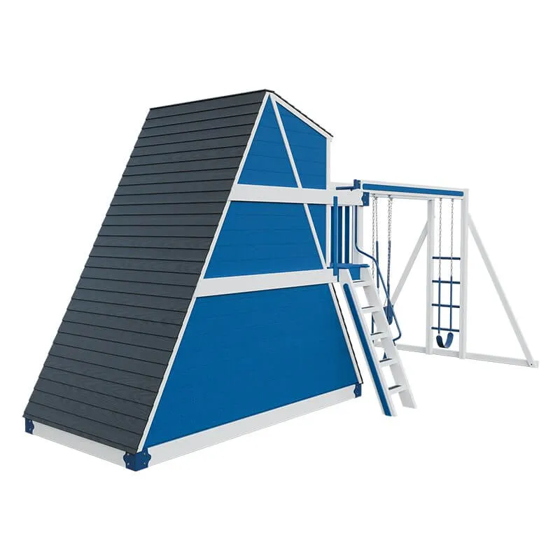 Alpine Retreat 2 Story Playhouse with Slide
