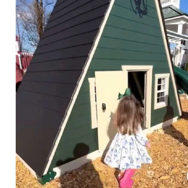 Alpine Retreat 2 Story Playhouse with Slide