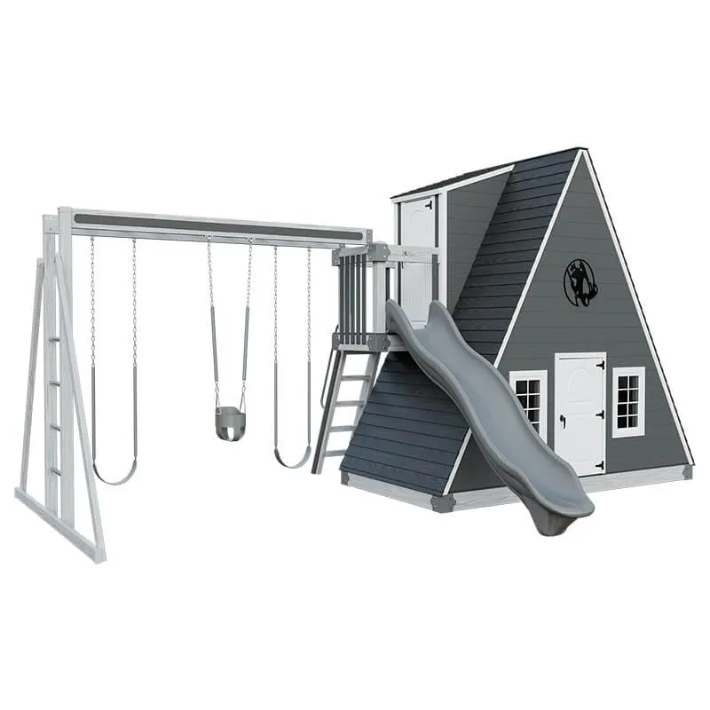 Alpine Retreat 2 Story Playhouse with Slide