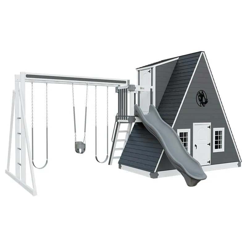 Alpine Retreat 2 Story Playhouse with Slide