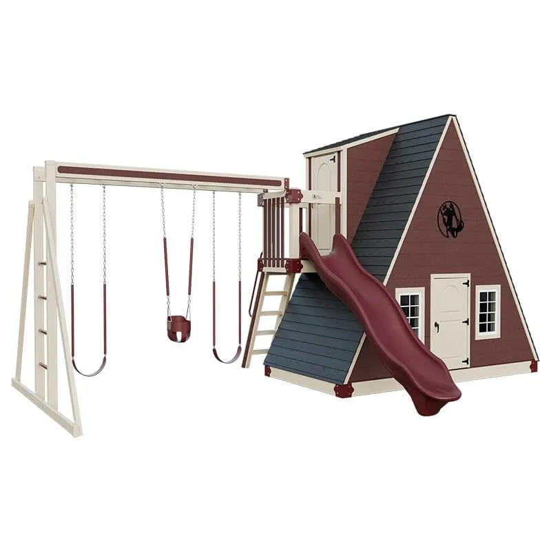 Alpine Retreat 2 Story Playhouse with Slide
