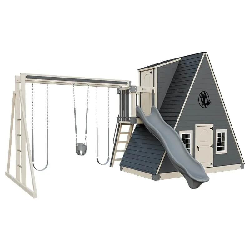 Alpine Retreat 2 Story Playhouse with Slide
