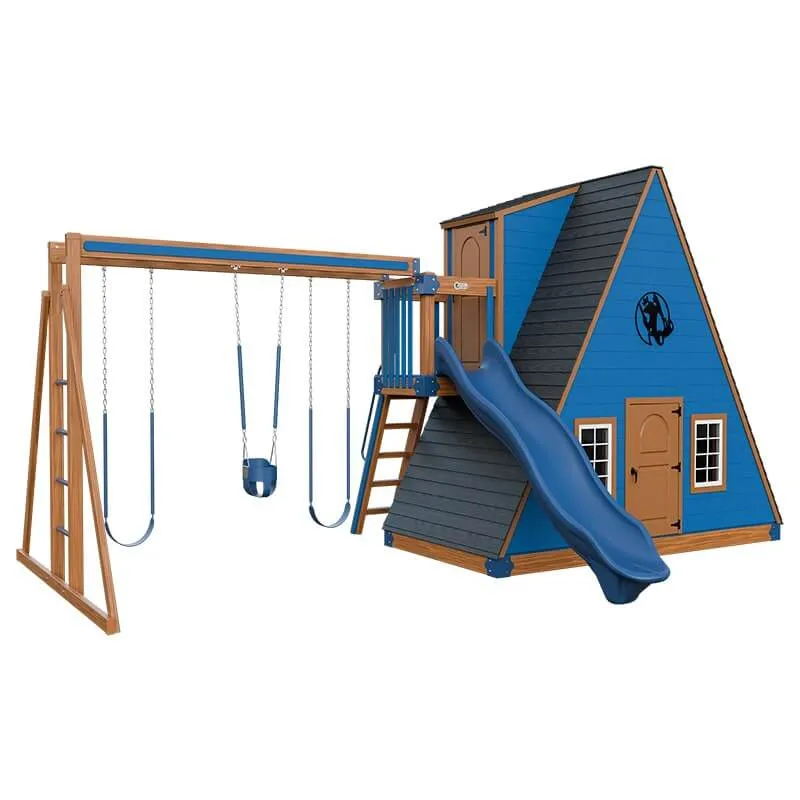 Alpine Retreat 2 Story Playhouse with Slide