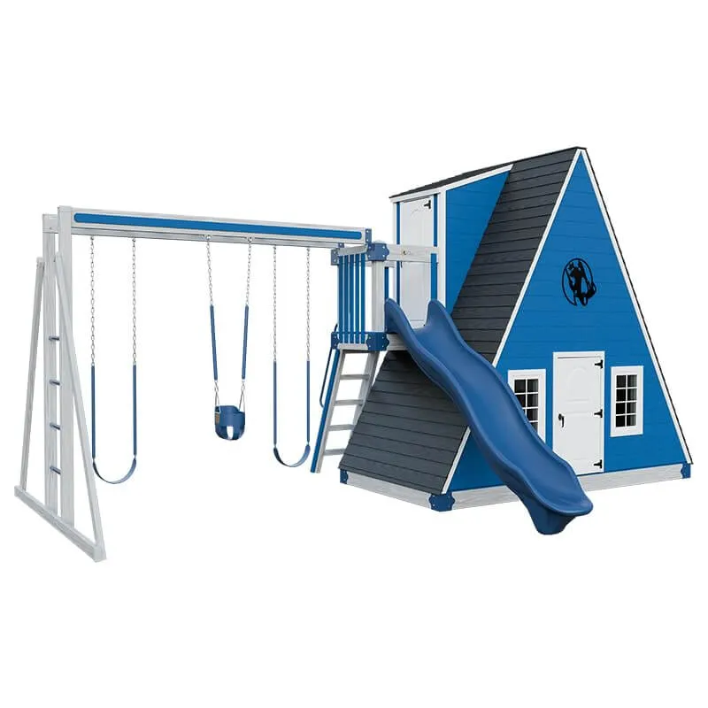 Alpine Retreat 2 Story Playhouse with Slide