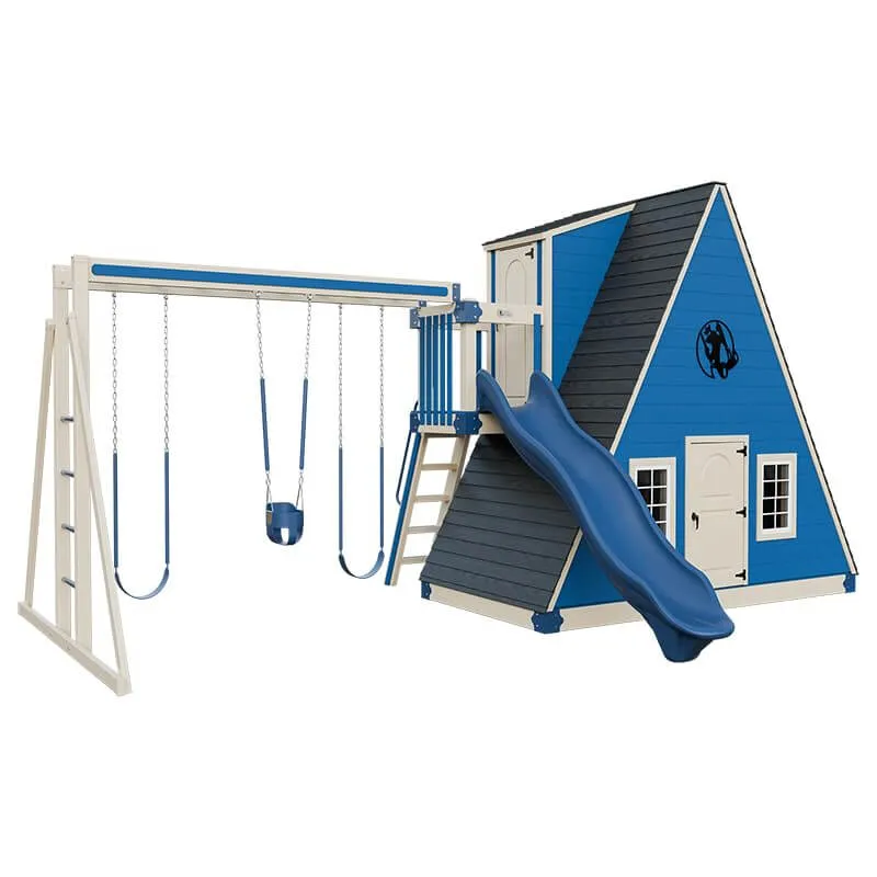 Alpine Retreat 2 Story Playhouse with Slide
