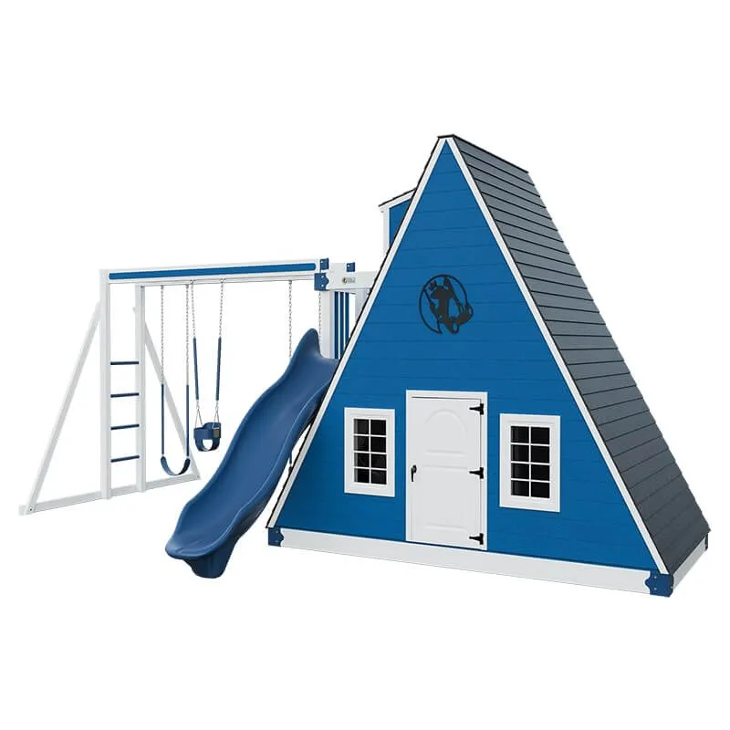 Alpine Retreat 2 Story Playhouse with Slide