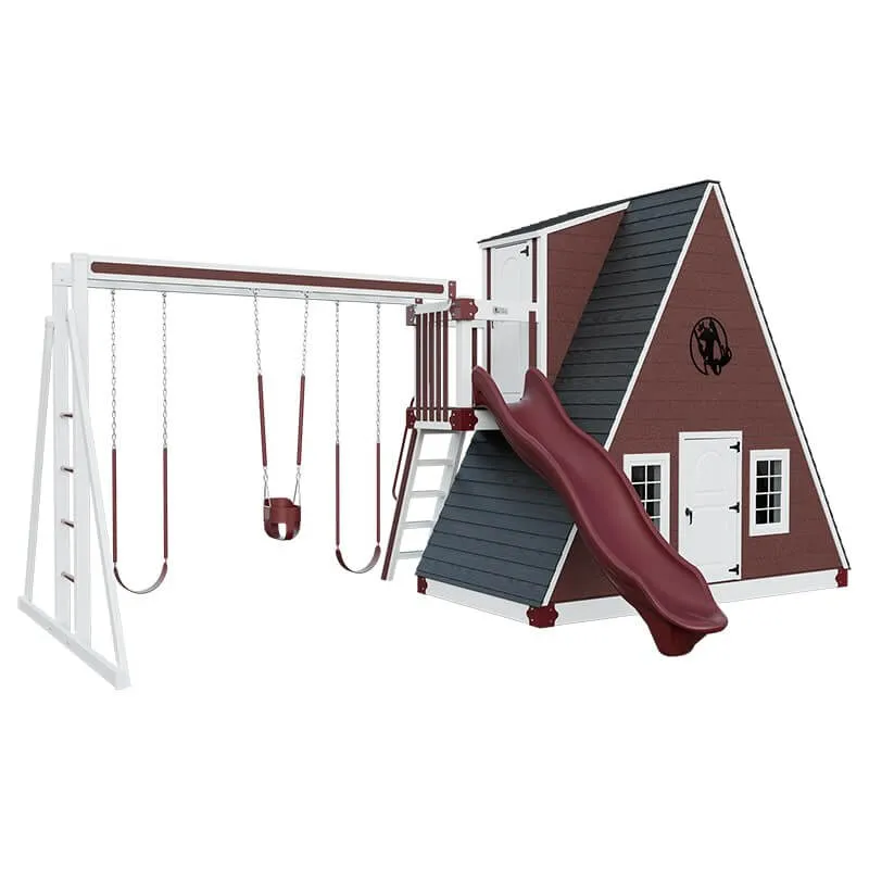 Alpine Retreat 2 Story Playhouse with Slide