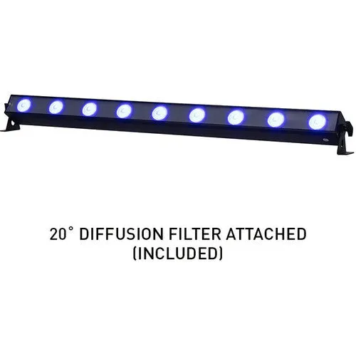 American DJ UBL9H RGBAL UV Linear Light Bar with Diffusion Filter