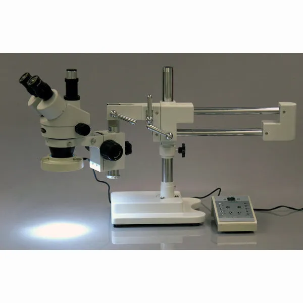 AmScope 80-LED 8-Zone Lighting-Direction-Variable Microscope Ring Illuminator