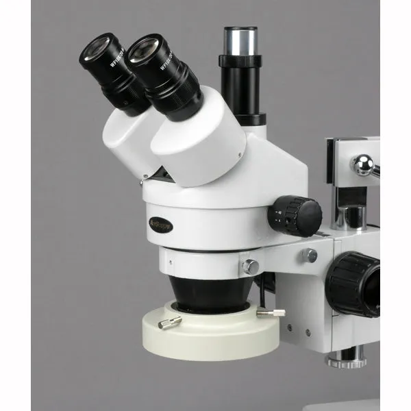 AmScope 80-LED 8-Zone Lighting-Direction-Variable Microscope Ring Illuminator