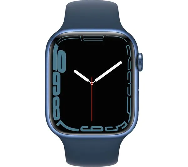 Apple Watch Series 7 GPS   Cellular - Blue Aluminium with Abyss Blue Sport Band - 45mm - Good
