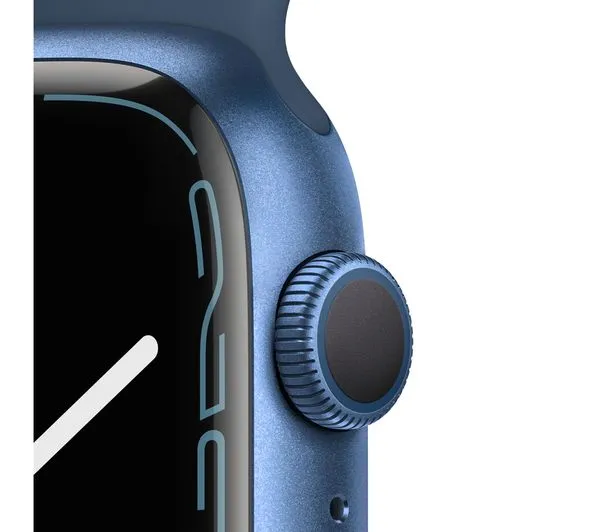 Apple Watch Series 7 GPS   Cellular - Blue Aluminium with Abyss Blue Sport Band - 45mm - Good