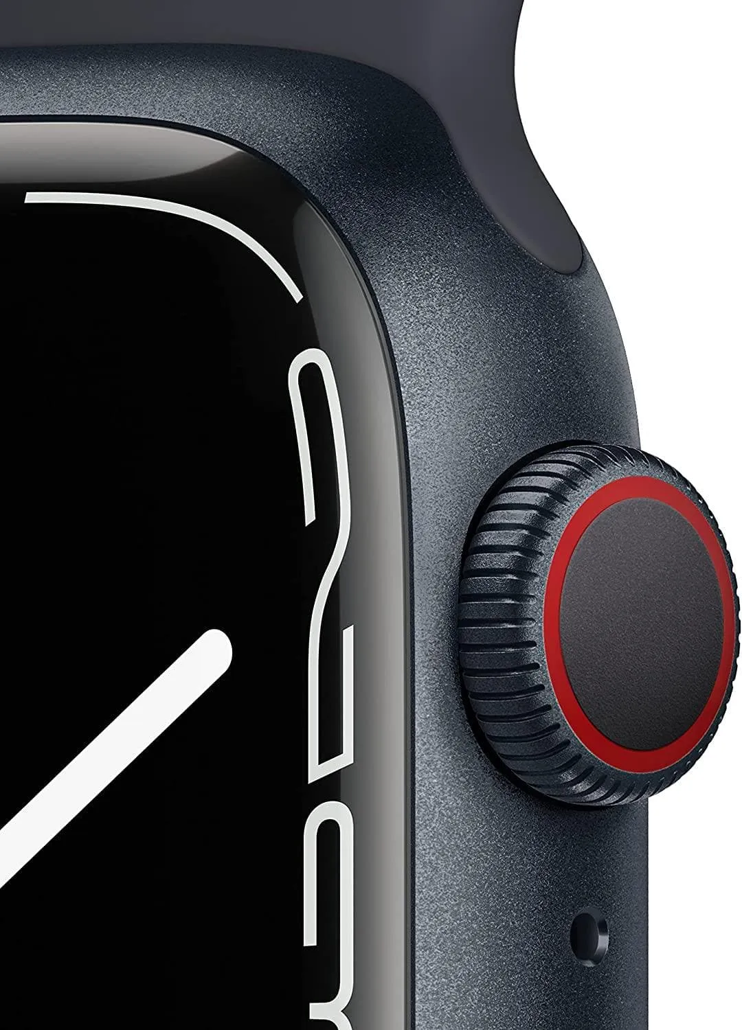 Apple Watch Series 7 GPS   Cellular - Midnight Aluminium with Midnight Sport Band - 45mm - Acceptable