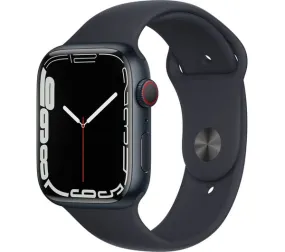Apple Watch Series 7 GPS   Cellular - Midnight Aluminium with Midnight Sport Band - 45mm - Acceptable