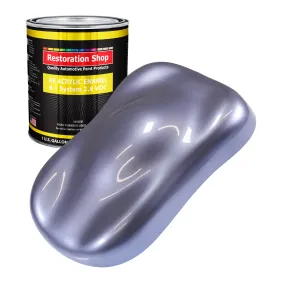 Astro Blue Metallic Acrylic Enamel Auto Paint - Gallon Paint Color Only - Professional Single Stage Automotive Car Truck Equipment Coating, 2.8 VOC